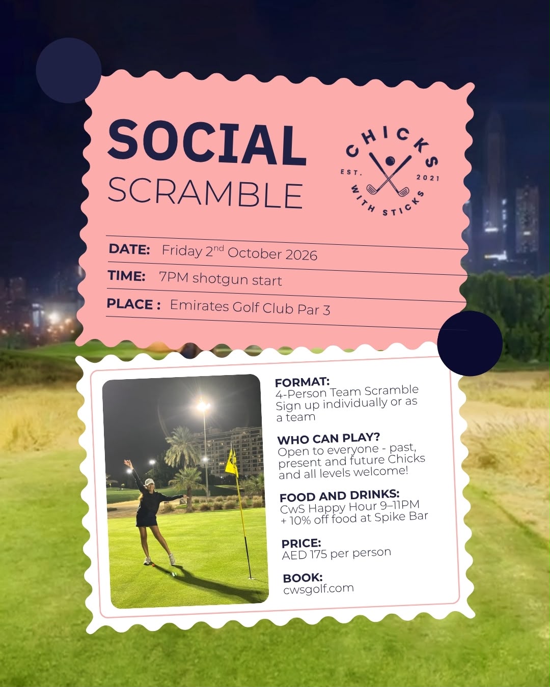 Social Scramble Par 3